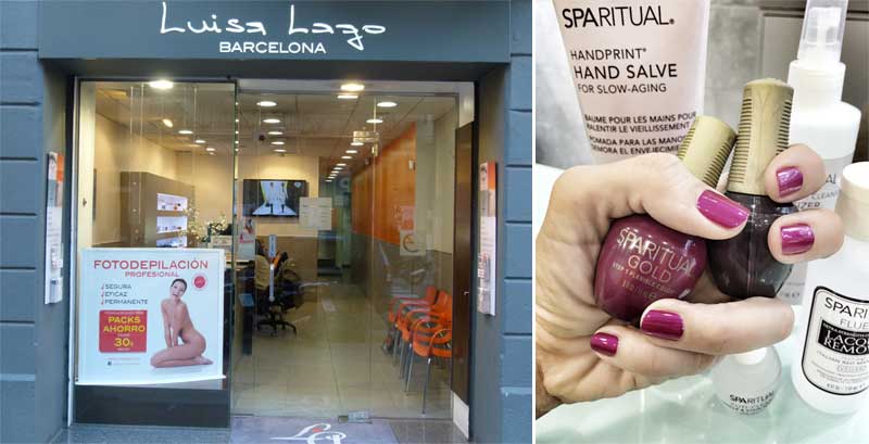 Luisa Lago BCN incorpora la manicura vegana de Sparitual