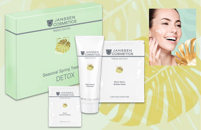 Beauty Market y Janssen Cosmetics regalan 6 packs de Tratamiento Detox para una limpieza de la piel en profundidad