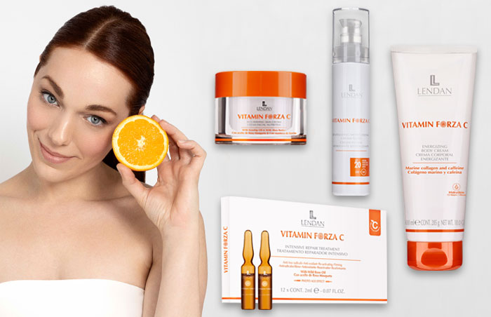 Beauty Market y Lendan regalan 6 packs de productos de la línea Vitamin Forza C, el secreto antiedad de Lendan