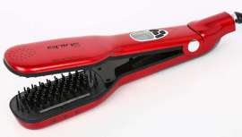 Esta plancha alisa y transforma el cabello rebelde, devolviéndole su aspecto suave, sedoso y brillante