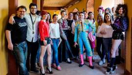 El director de moda y estilismo de Peluquerías Romero, acompañado de la firma americana de salones Rocco Altobelli, presentó sus últimas colecciones de peluquería en la Plaza de Toros de Zaragoza, el pasado 19 de junio  