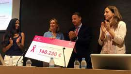 La firma, a través de su proyecto anual Pink, dona una importante suma de dinero a la investigación del cáncer de mama