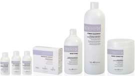 Con un innovador complejo de aminoácidos de origen vegetal que se enlaza con las fibras del cabello para reforzar y sellar sus enlaces estructurales