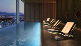 El sillón de Iso Benessere posee un colchón de aire hipoalérgico y está diseñado para garantizar una comodidad total. Contiene un sistema de iluminación RGB, colores, efectos de luces y calefacción