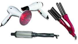 Las firmas, distribuidas por Sevenhair, ofrecen todo tipo de herramientas eléctricas para el salón. Desde secadores a planchas, cepillos eléctricos, rizadores y máquinas de corte. Aparatos que facilitan un acabado impecable 