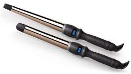 Perfect Beauty lanza este modelo de tenacilla cónica plana en dos formatos: 32Ø y 25Ø. Su tecnología de titanio permite que  los rizos queden más sueltos, suaves y brillantes. Esta herramienta también evita el encrespado