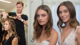 De la peluquería de este desfile se encargó Kevin Hughes, embajador global de Moroccanoil