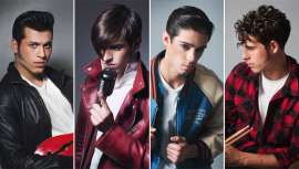 Tupés, chaquetas de cuero y guitarras eléctricas... El barbero ha versionado la estética de la América de los años 50 en su última propuesta creativa