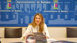 Blanca Subirán, concejala delegada de Feria Badajoz.IFEBA, realizó una rueda de prensa en la Institución Ferial de Badajoz donde destacó el crecimiento de la feria en los últimos años