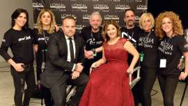 Acqua Perruquers, New Look y XXL, para LOréal Professionnel, fueron los peluqueros oficiales de la gala