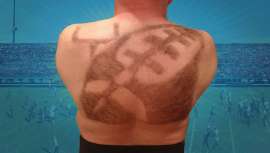 Jamie Wolfe, un estadounidense con exceso de vello en la espalda, ha aprovechado este rasgo físico para mostrar su lado más artístico. Cada uno de sus diseños se exhibe en un calendario con fines solidarios que ha cosechado un gran éxito 