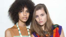 Anthony Turner, de Moroccanoil, fue el encargado de la peluquería en este desfile