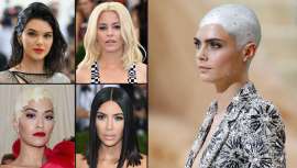 El estilo de la japonesa Rei Kawakubo, con su inconfundible estilo bob, los cortes asimétricos, los recogidos altos o el maquillaje futurista y brillante han caracterizado los looks más comentados de la gala