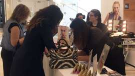 Los profesionales de Cazcarra Image Group han ofrecido el mejor servicio de maquillaje profesional a todos los asistentes y presentado novedades