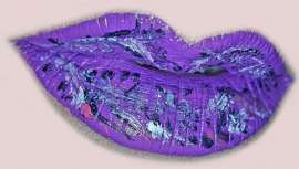 La última tendencia en make up son los labios pintados efecto mármol, con vetas, mucho brillo y llamativos colores 