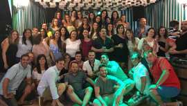 El acto de jubilación fue organizado por los empleados de dicho laboratorio 