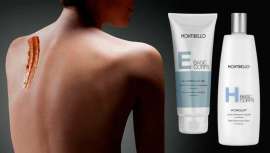 Completa línea de cuidado corporal que refresca e hidrata la piel, con efecto exfoliante