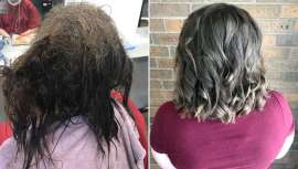 Kayley Olsson se negó a rasurar la cabeza de una adolescente, afectada por depresión severa, que había acudido a su salón. Por el contrario, la estilista optó por devolver la salud y la belleza a la melena enmarañada que lucía la joven