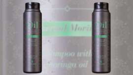 El champú Ethernal Moringa contribuye a rejuvenecer el aspecto del pelo desde la primera aplicación y es ideal para un cuidado intensivo y una limpieza suave