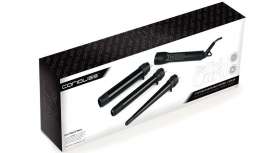 Los tres cilindros de diferentes medidas de la TriCurl permiten trabajar rizos más o menos ondulados, en cualquier dimensión, modo, manera y tamaño. Sin duda, un básico imprescindible en todo salón de peluquería 