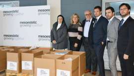 El equipo de la compañía se ha involucrado en la campaña de este año organizada por el Banc dels Aliments. Desde mesoestetic se han donado más de 500 kilogramos de comida para personas necesitadas