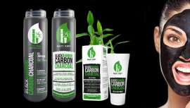 Toda la gama está basada en el carbón de bambú. Es una sustancia sólida polvorienta con grandes propiedades absorbentes