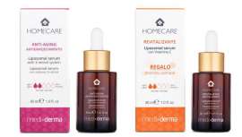 Homecare serum antienvejecimiento y Homecare serum revitalizante contrarrestan los efectos de los agentes que atacan la piel y la envejecen mediante la nanotecnología que transporta los activos encapsulados a las capas más profundas