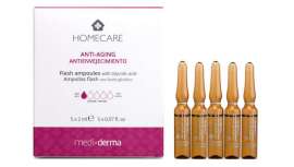 Con la garantía mediderma, las ampollas antienvejecimiento efecto flash aportan un plus de beneficios para la piel de modo inmediato para un aspecto radiante y luminoso