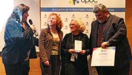 La fundadora de Cazcarra Image Group ha sido galardonada por su trayectoria como mujer empresaria, emprendedora e innovadora, en la cuarta edición de este certamen