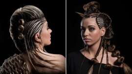 El equipo de la firma tenía ganas de crear una colección de peluquería mezclando distintas técnicas pero con las trenzas como elemento central