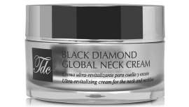 Black Diamond Globa Neck Cream combate la carbamilación (endurecimiento y degradación) del colágeno y mejora su calidad