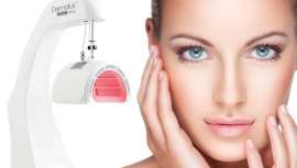 Fototerapia Led premiada 4 vezes pelos prestigiosos Aesthetics Awards, Dermalux é utilizada por milhares de profissionais e eleita pelos famosos e celebridades para tratar a pele do rosto, rejuvenescê-la e iluminá-la, entre outros benefícios