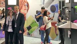 La firma italiana ha estado presente en la 17 edicion del certamen, el evento de referencia sobre cosmética, cabello y belleza de Sudamérica, que ha tenido lugar en el impresionante Expo Center Norte de São Paulo