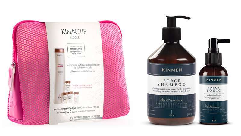 Contra a queda, Kin Cosmetics, para ele e para ela