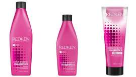 Redken presenta este sistema innovador que proporciona un cabello tres veces más fuerte, a la vez que sella el color. Además, Color Extend Magnetics garantiza un color más vibrante y duradero 