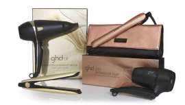 Detalhes dourados e todas as ferramentas para o penteado que possas imaginar estão em Saharan Gold Collection, a nova e exclusiva coleção de edição limitada ghd