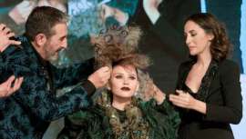 Los donostiarras Gonzalo y Ziortza Zarauza han participado en EBIO con un espectáculo de peluquería artística y una clase magistral sobre tendencias nupciales. El certamen se ha celebrado en Guadalajara (México)