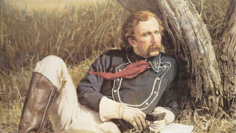 La historia de amor tras el mechn del general Custer