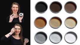 La firma K-Max presenta este maquillaje capilar que cubre zonas con poca densidad capilar. Sin duda, una buena opción para modelar y dar un aspecto homogéneo a las cejas, mejorando también la expresión facial 