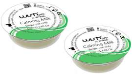 Las pieles alteradas, con acné, dermatitis o eccemas tienen en la cápsula Calming Milk y la tecnología Wishpro la respuesta profesional a sus necesidades específicas 