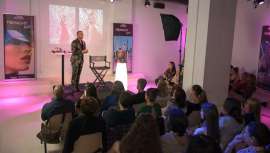 No solamente ha estado presente en Salón Look sino en otros espacios para dar a conocer los colores de esta colección 