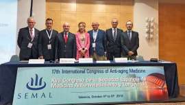 La Sociedad Española de Medicina Antienvejecimiento y Longevidad supera asistentes, según cifras oficiales, con un centenar de ponentes y más de 350 congresistas de 39 países