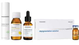 Do mesoestetic, o programa tran3x destaca-se pela sua eficácia e espectro na eliminação de manchas de todos os tipos e em qualquer área. Utiliza o revolucionário ácido tranexâmico como base e oferece 3 níveis de penetração e manutenção em casa