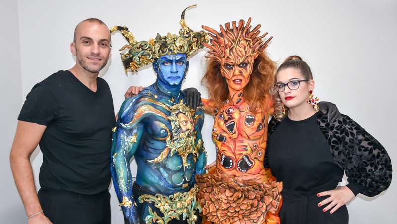 Cazcarra Image Group presenta lo último en maquillaje y bodypainting en Tokio