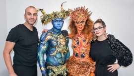 Más de 800 alumnos de la escuela de maquillaje Belebel  han asistido al espectáculo de maquillaje de moda y bodypainting, organizado por Cazcarra Image Group y su línea profesional de cosmética y maquillaje 