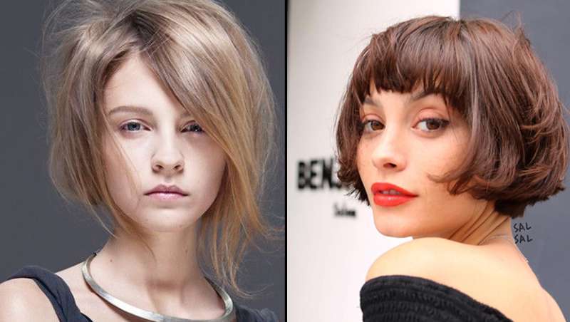 Eu quero um corte bob, mas invertido, por favor