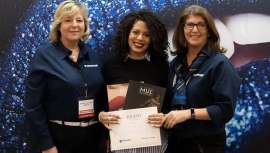 La maquilladora domicana acaba de ganar la beca Brand Ambassador Schoolarship que otorga la prestigiosa escuela Cinema Makeup School de Los Ángeles, California