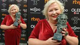 La maquilladora francesa se ha hecho con su tercer Goya por la cinta El hombre que mató a Don Quijote, de Terry Gilliam