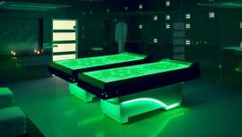 ISO Benessere presenta una elegante cama que permite realizar múltiples tratamientos húmedos en tu centro de bienestar
