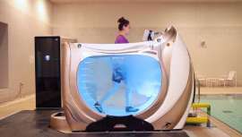 A novidade surpreende porque é uma máquina de formação Aqua que oferece vários benefícios como lesões atenuantes e também ajuda a queimar calorias, pois pode mover a água a uma velocidade de 11 kmh